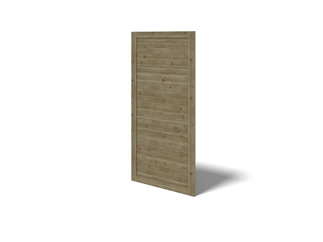 Gazebo da giardino in legno pergola 4.04x4.04 m con pannell - Impregnata - ALT132 - ALTANKA