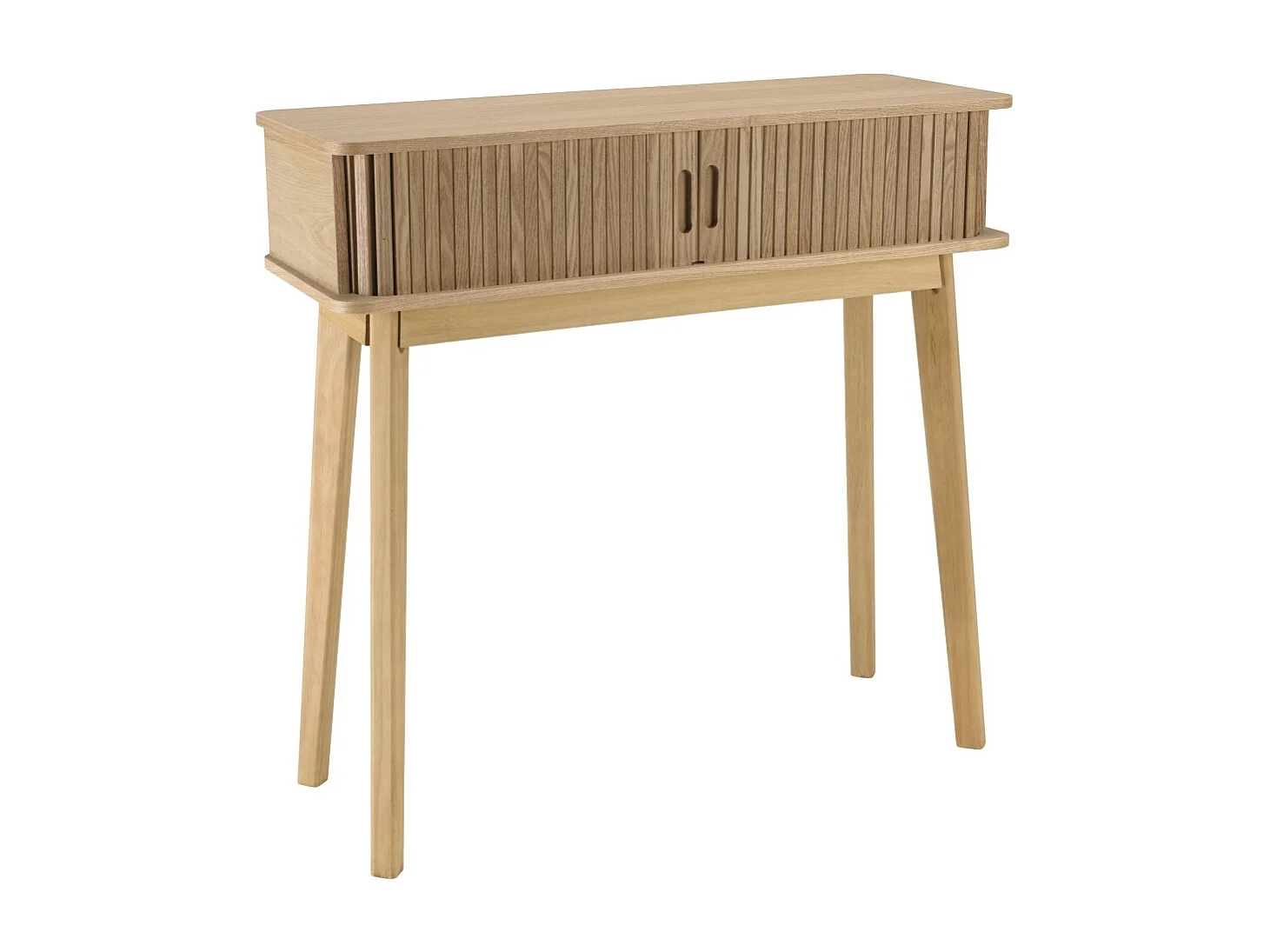 AGATHE - Console 80x30cm en bois couleur naturelle