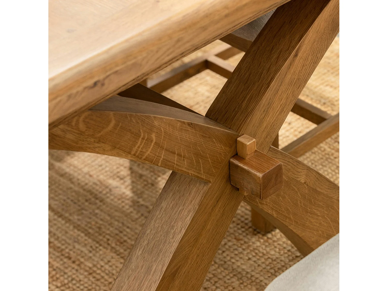 Table à manger extensible en chêne 200-250 cm VALMONT