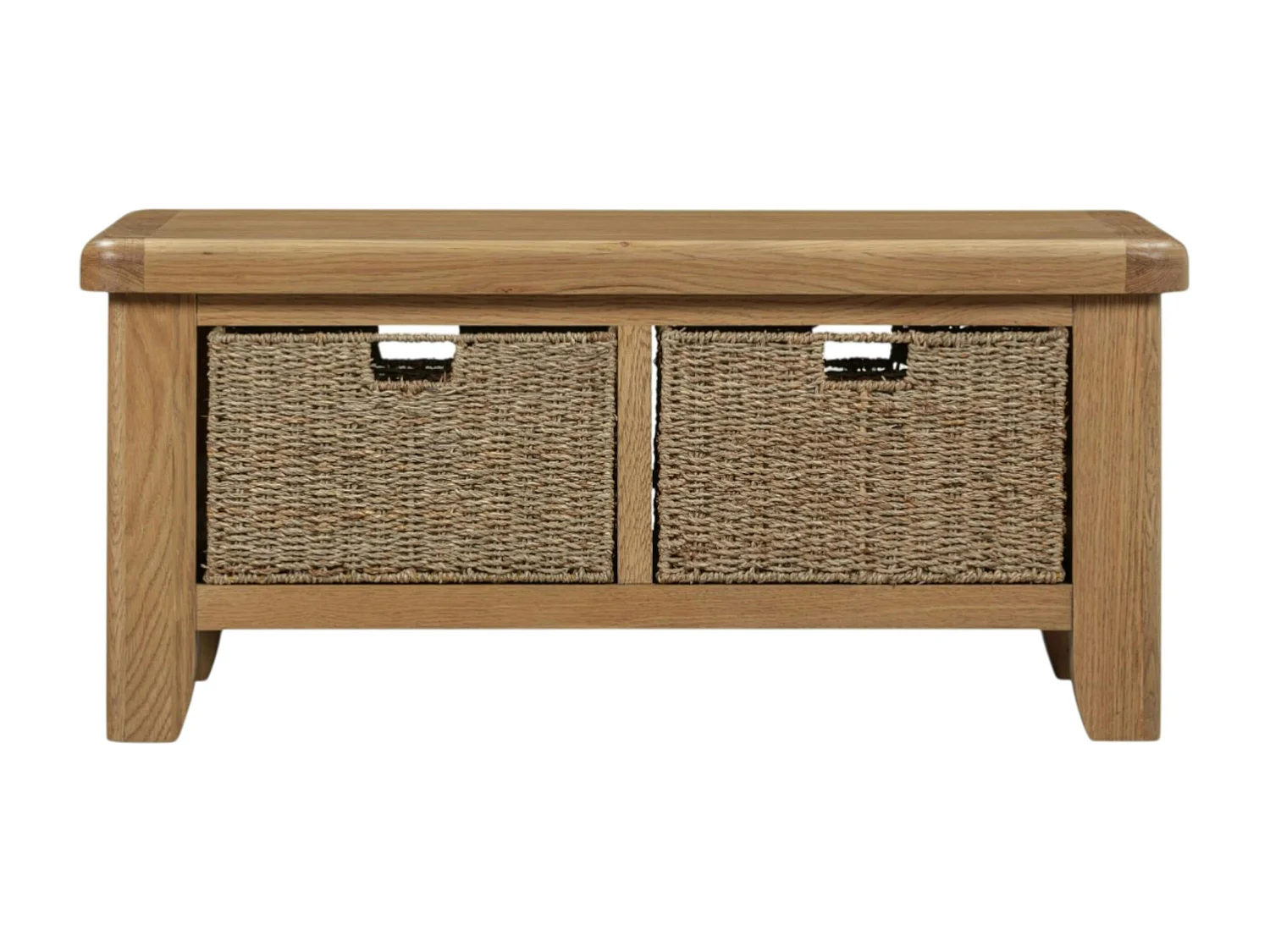 Table basse campagne chic avec 2 paniers de rangement VALMONT