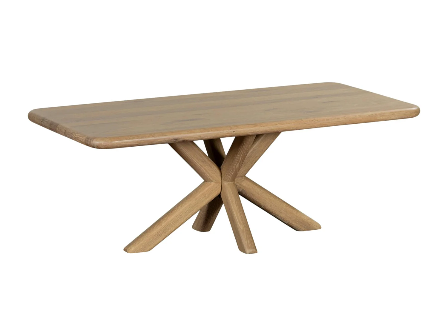 Table basse en chêne à bords arrondis ASTER