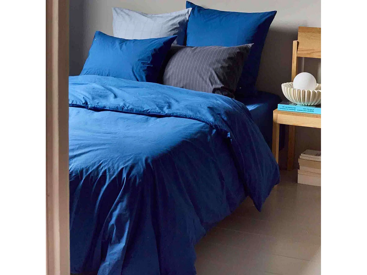 Housse de couette Céleste so blue 240 x 220 cm La Cerise sur le Gâteau