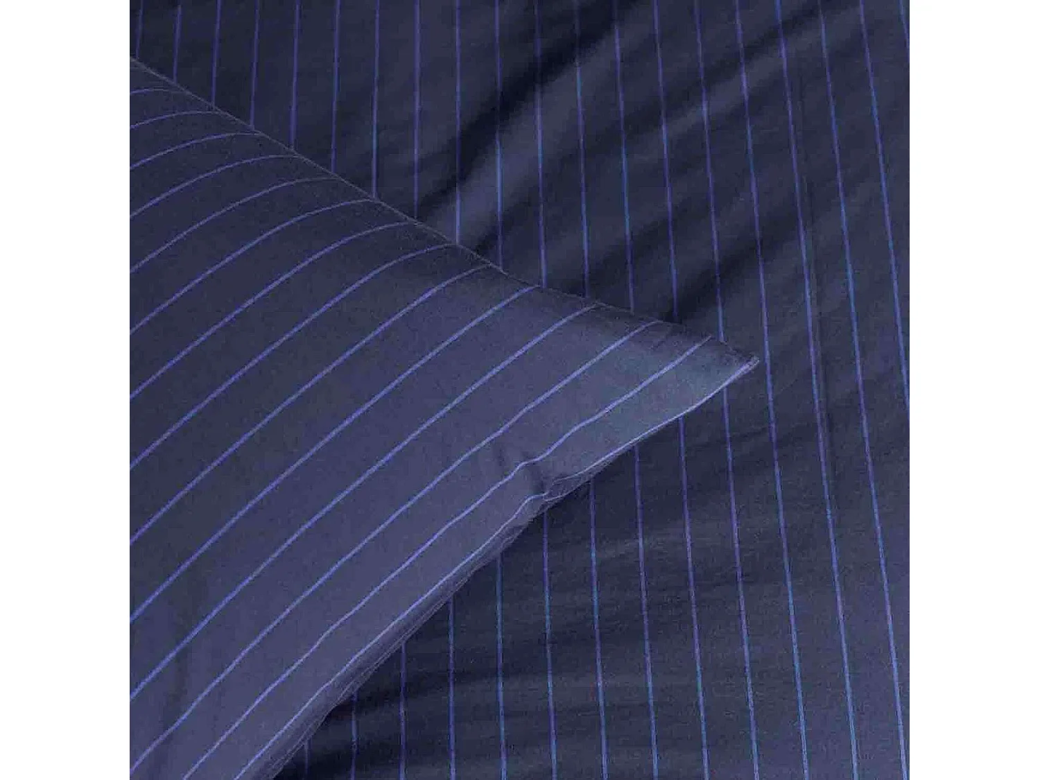 Housse de couette Line blue 240 x 220 cm La Cerise sur le Gâteau