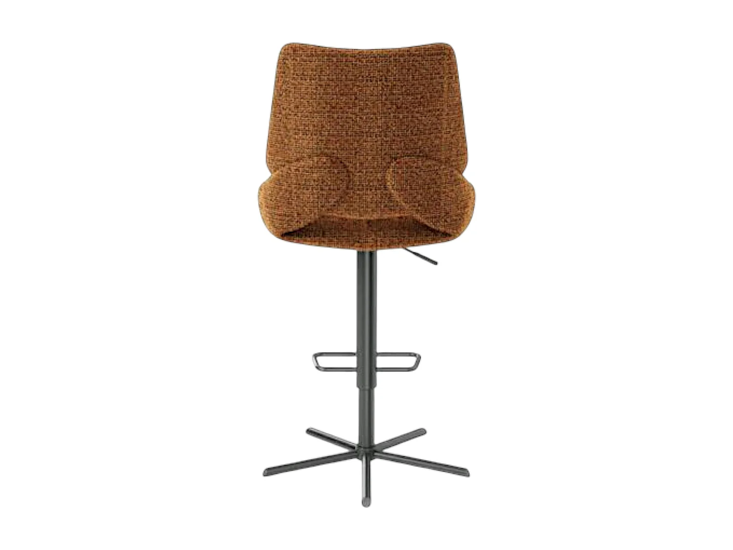 Chaise de bar réglable rouille assise baquet (lot de 2) LIGURIE