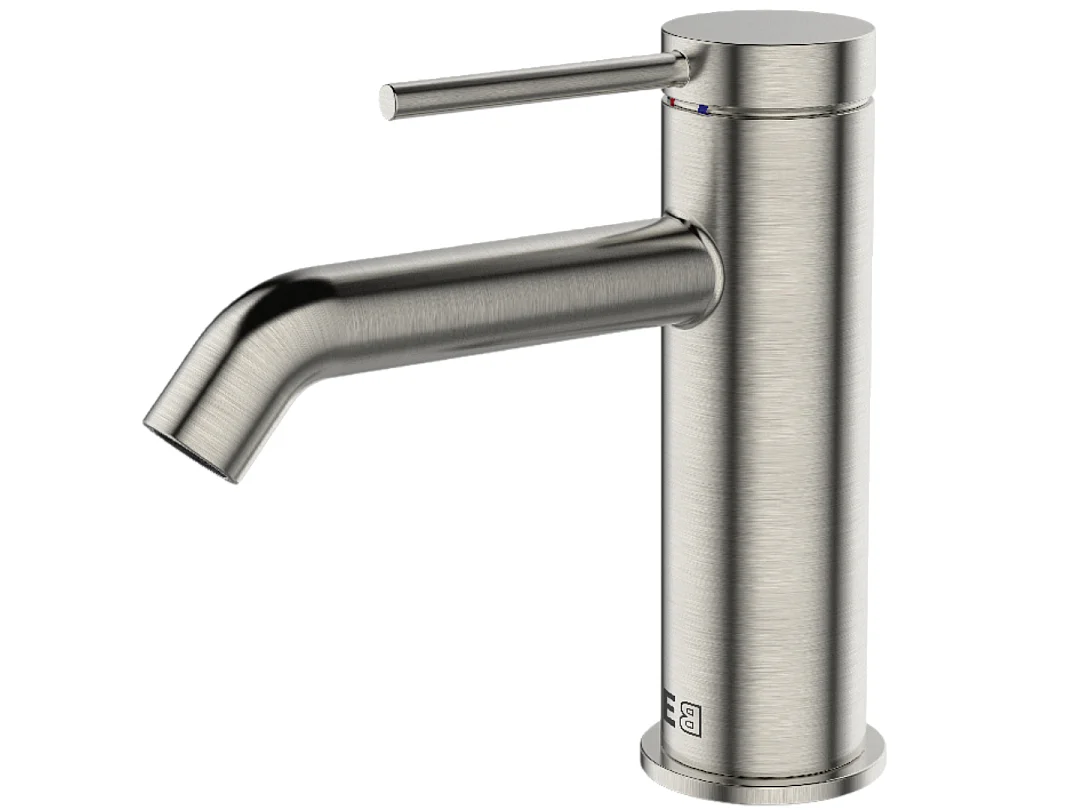 Lollipop wastafelmengkraan laag roestvrijstalen uitvoering - Essebagno
