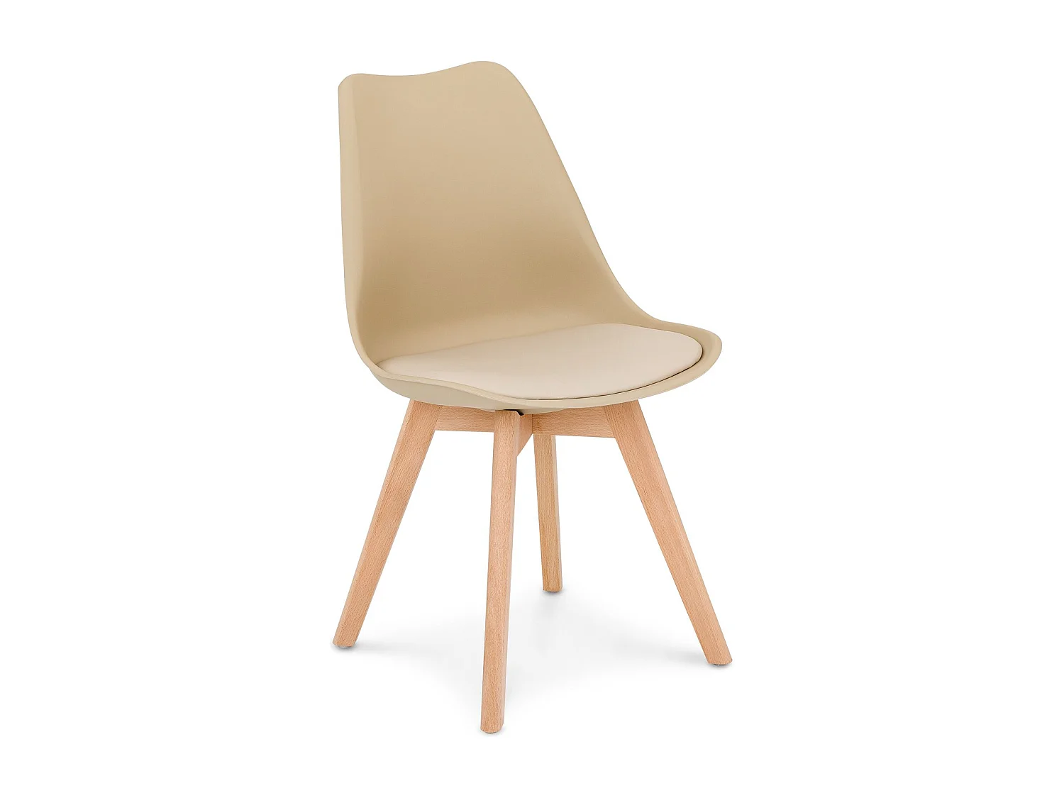 Ensemble Table et 4 Chaises SHANNON/ABBY Pour Salle à Manger, Longueur 120 cm, blanc crème, petite table à manger pour 4 personnes