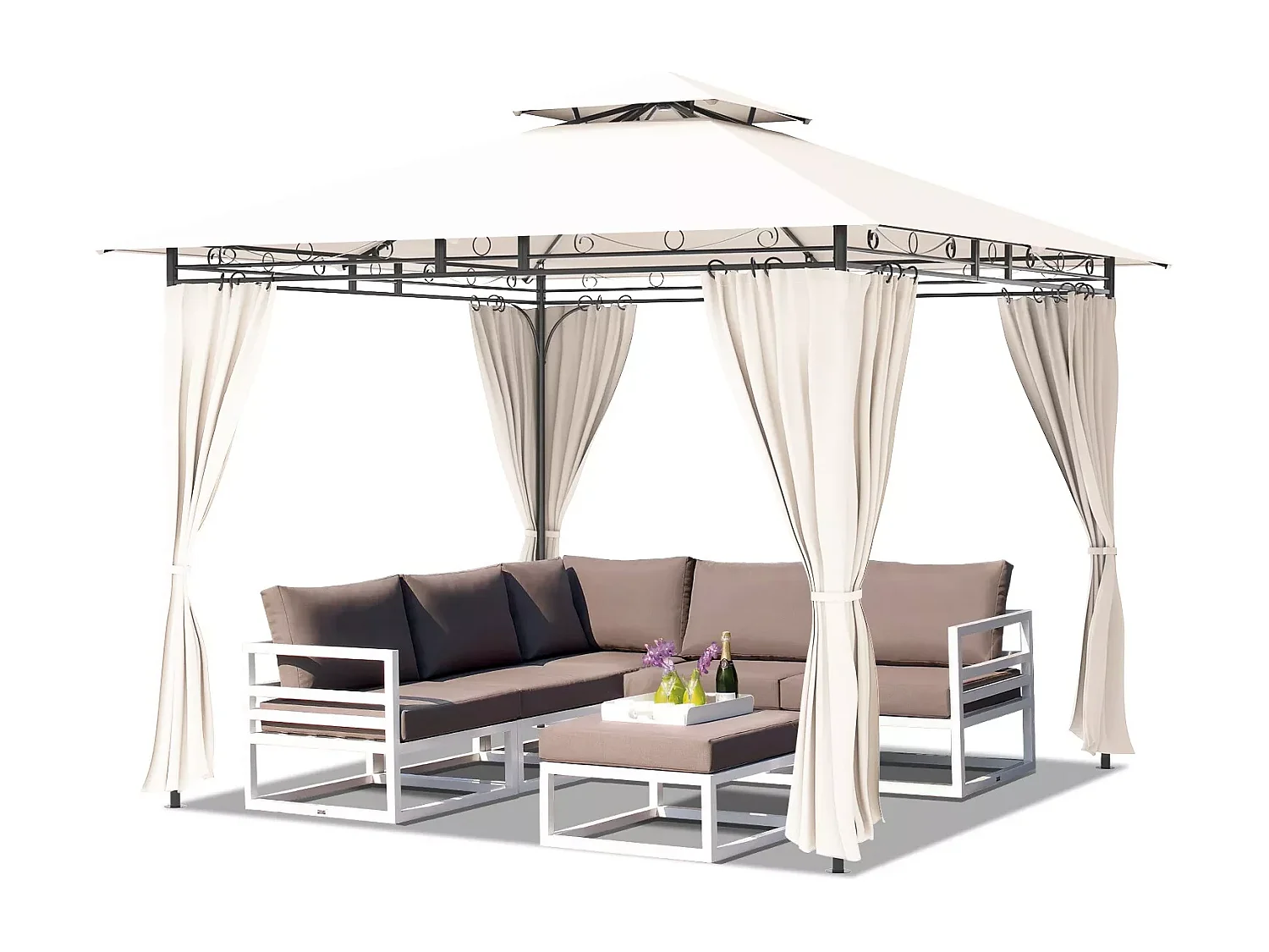 Pavillon imperméable, pavillon de jardin pop-up