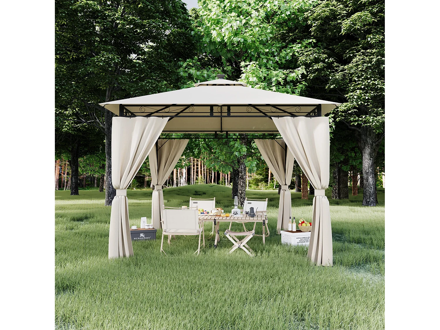 Pavillon imperméable, pavillon de jardin pop-up
