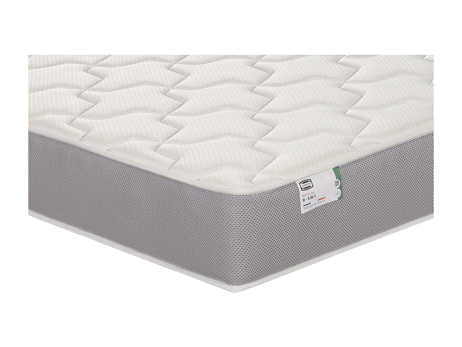 Matelas L OPTIMAL 160x200, ressort ensachés, ferme, H22