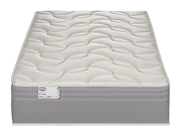 Matelas L INDISPENSABLE 90x200, ressort ensachés, ferme, H26