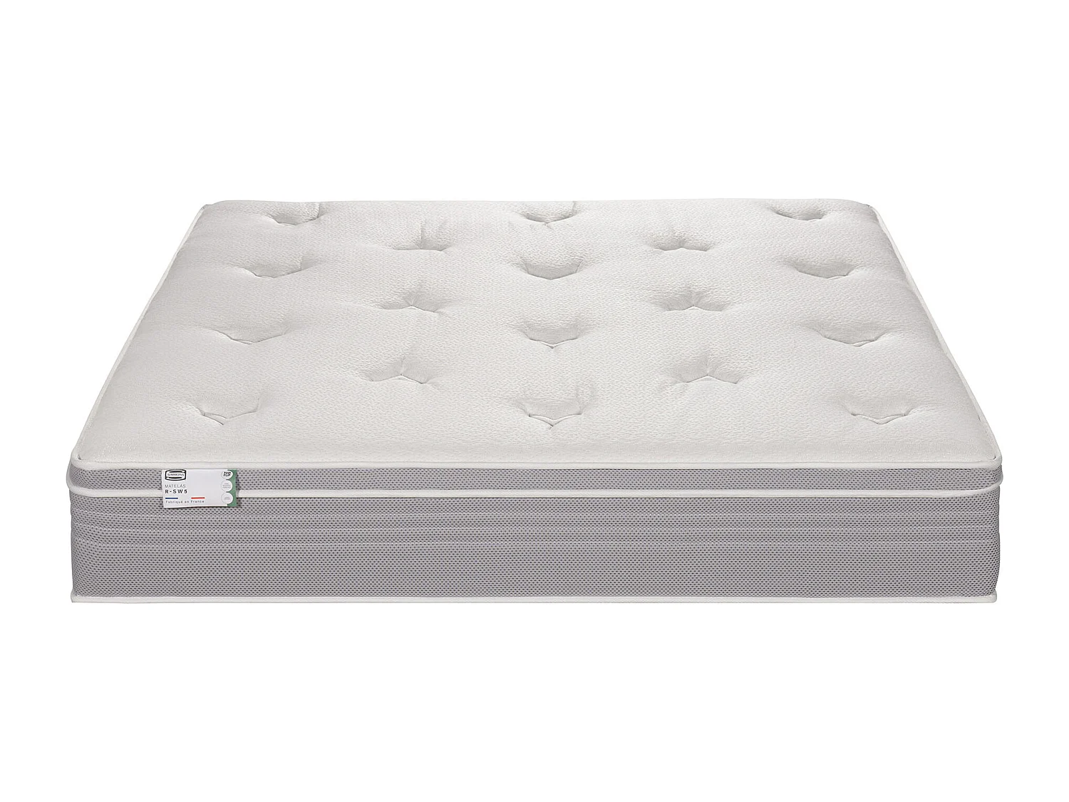 Matelas LE VISIONNAIRE 160x200, ressort ensachés, ferme, H27