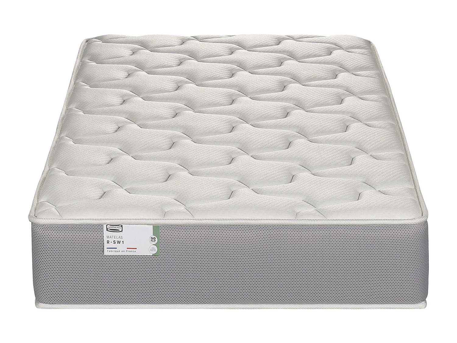 Matelas L OPTIMAL 90x200, ressort ensachés, ferme, H22