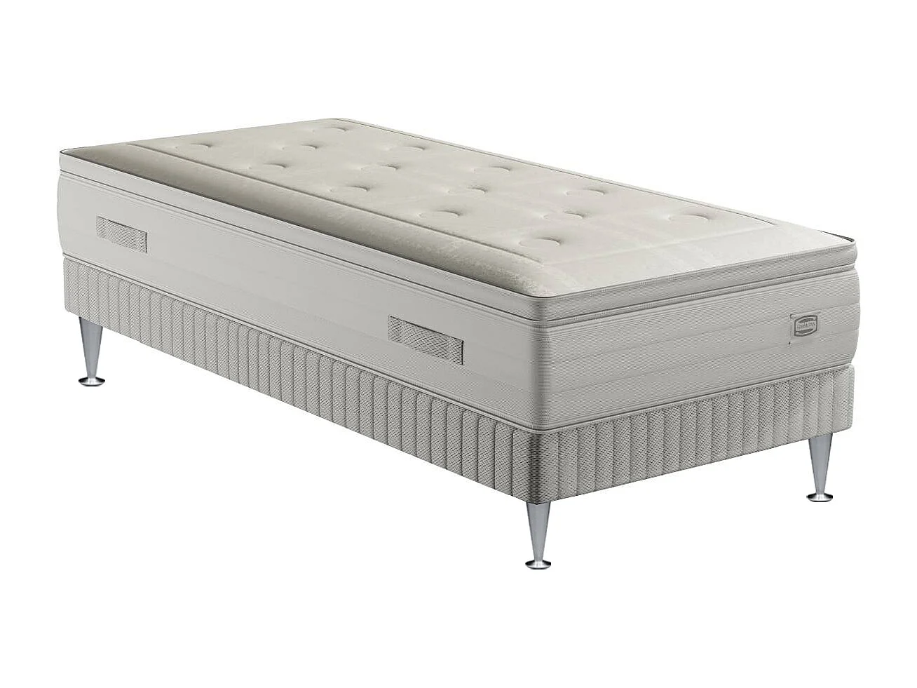 Ens REFLEXION 90x200 matelas H33 ressort ensachés, ferme, sommier