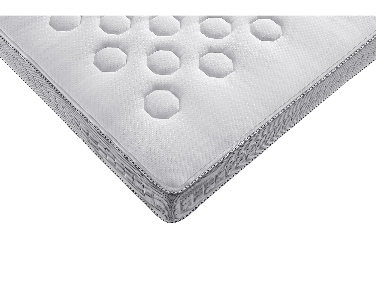 Matelas INITIAL 140x200, ressorts ensachés, ferme, H23 + COUETTE 240x220