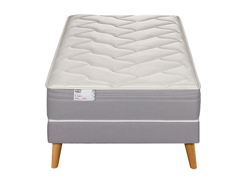Ens L ADORABLE 90x200 matelas H23 ressort ensachés, très ferme, sommier