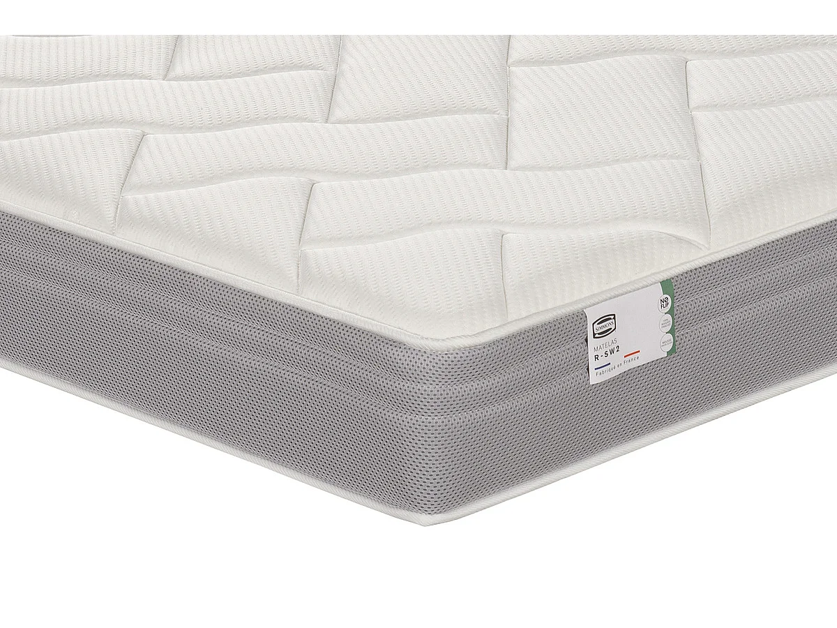 Matelas L ADORABLE 140x200, ressort ensachés, ferme, H23