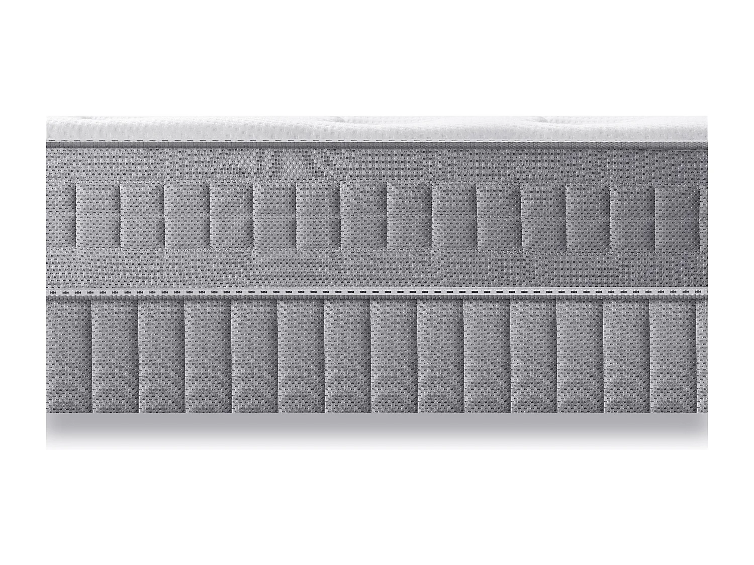 Ens INITIAL 140x190 matelas H23 ressort ensachés, ferme, sommier