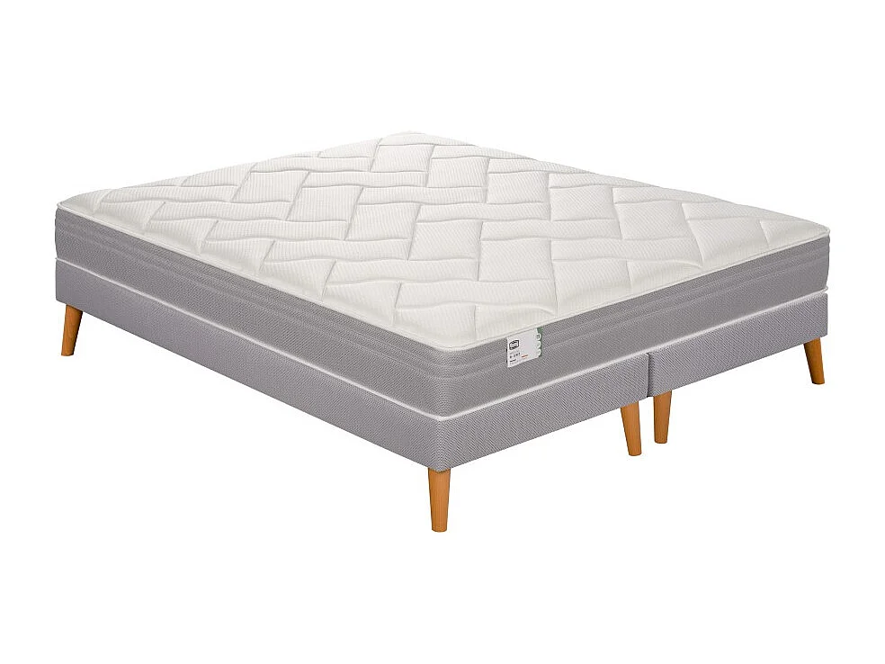 Ens L ADORABLE 160x200 matelas H23 ressort ensachés, très ferme, 2 sommiers