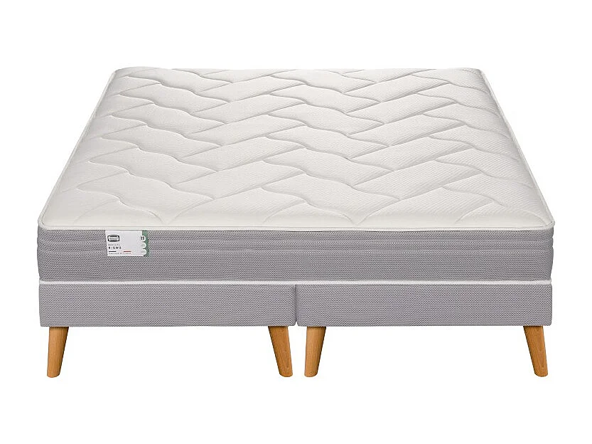 Ens L ADORABLE 160x200 matelas H23 ressort ensachés, très ferme, 2 sommiers