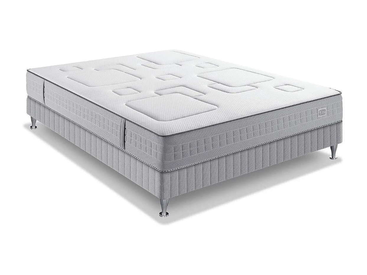 Ens EQUILIBRE 160x200 matelas H25 ressort ensachés, ferme, sommier