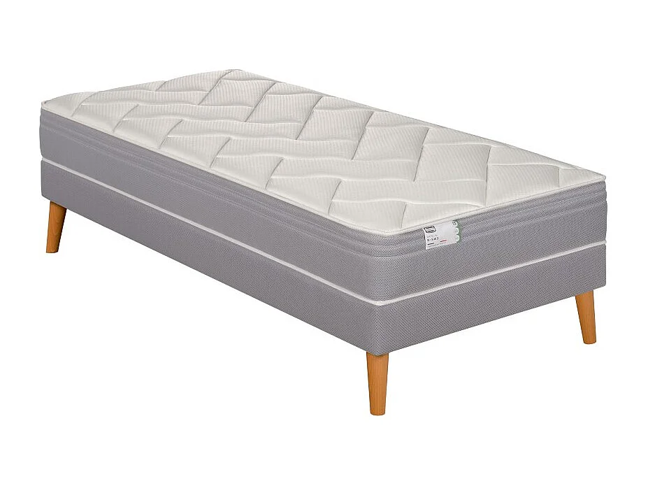 Ens L ADORABLE 90x190 matelas H23 ressort ensachés, très ferme, sommier