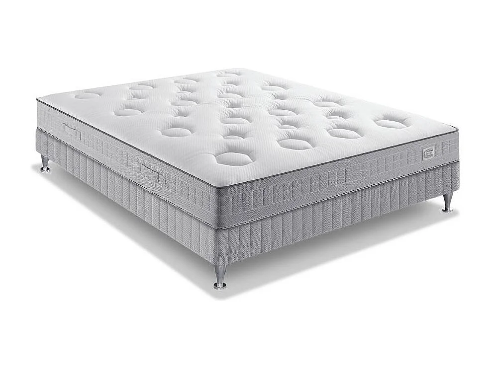 Ens FLEXION 140x190 matelas H26 ressort ensachés, mi-ferme, sommier