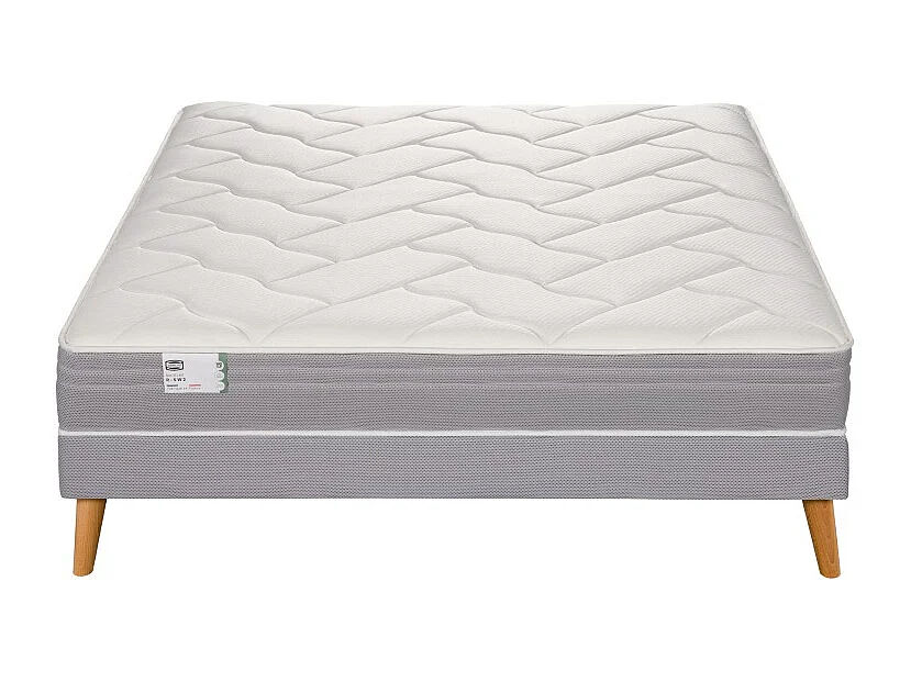 Ens L ADORABLE 140x190 matelas H23 ressort ensachés, très ferme, sommier