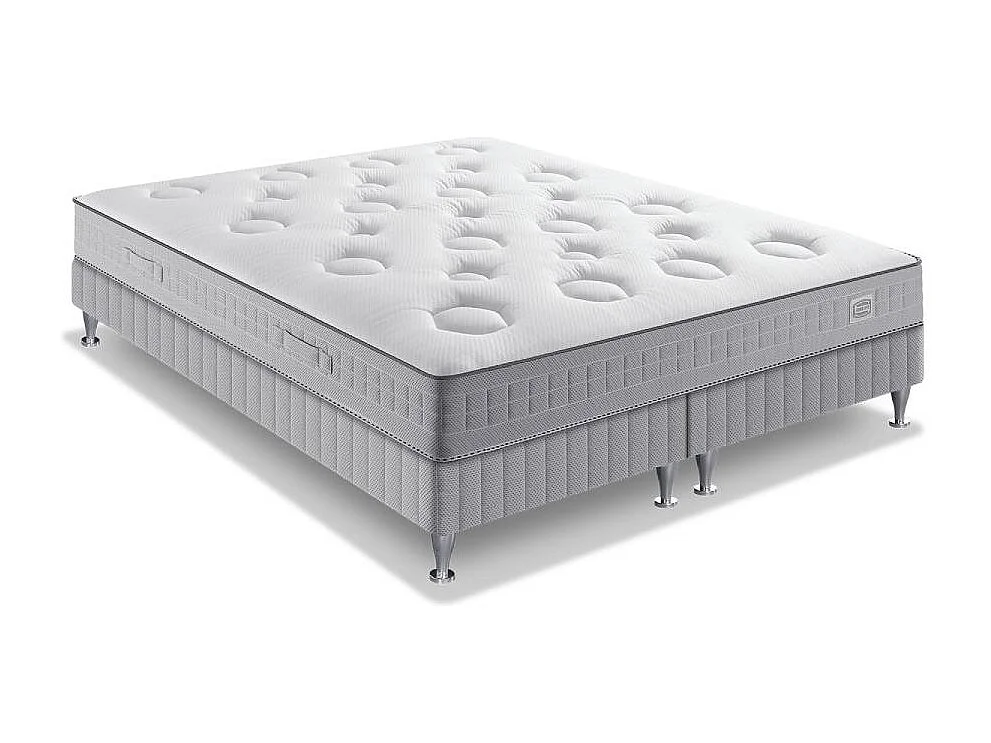 Ens FLEXION 160x200 matelas H26 ressort ensachés, mi-ferme, 2 sommiers
