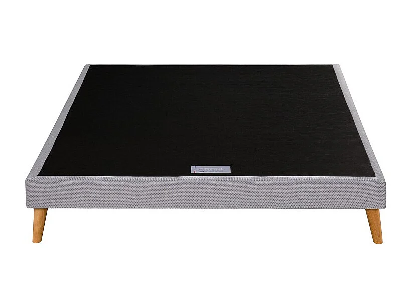 Sommier DECOR 140x200 à lattes + 4 pieds bois