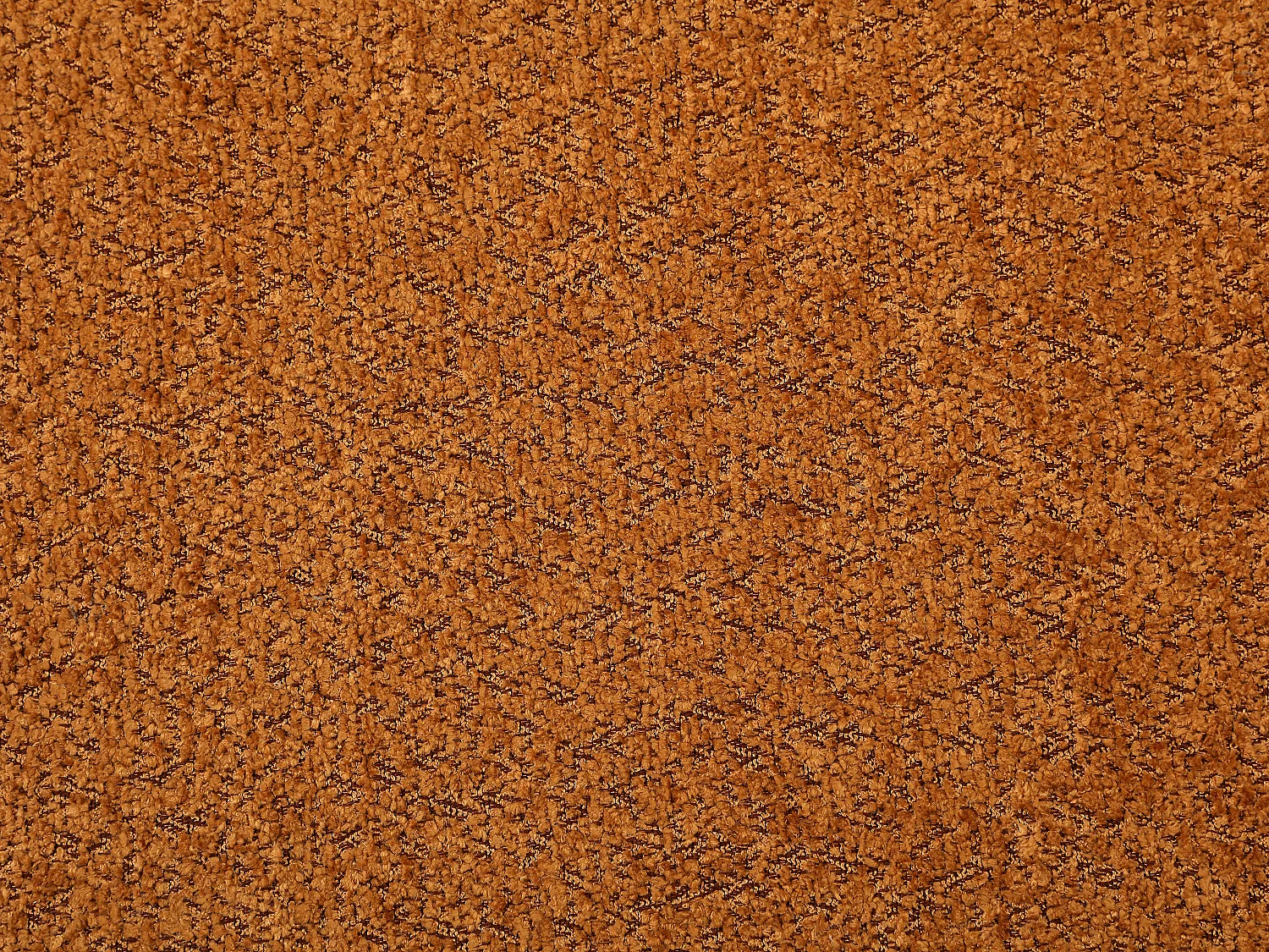 Canapé 2 places en tissu bouclette terracotta COLIANI