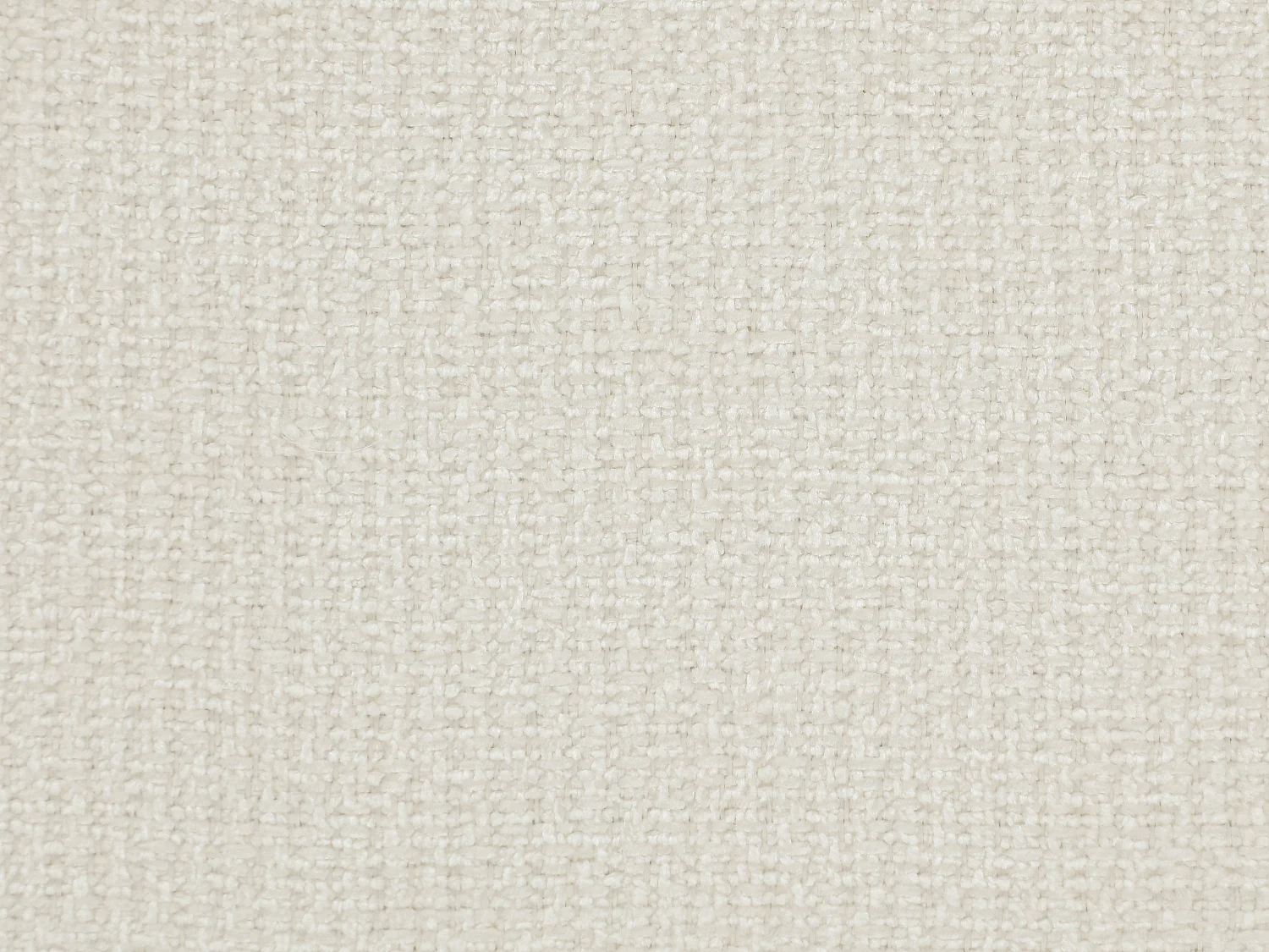 Canapé d'angle gauche convertible en tissu chenille crème CASORU