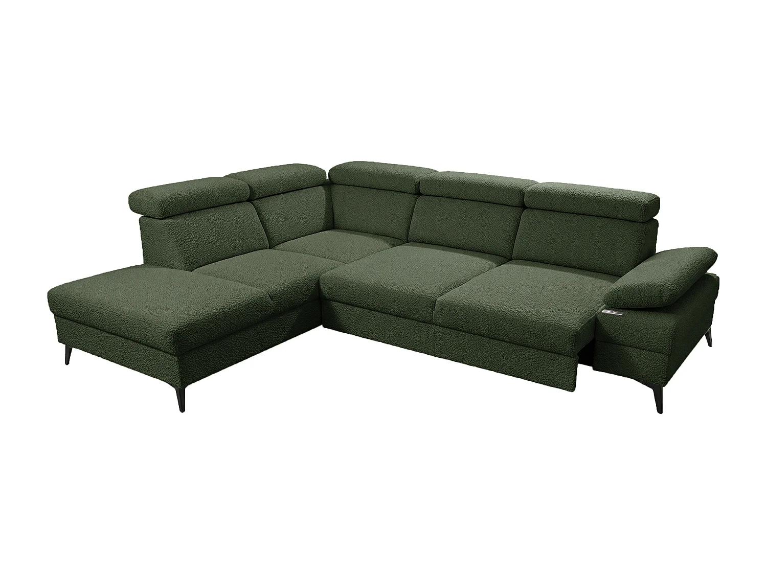 Moderner Ecksofa Vigo mit RELAX-Funktion und verstellbaren Kopfstützen – ideal für das Wohnzimmer