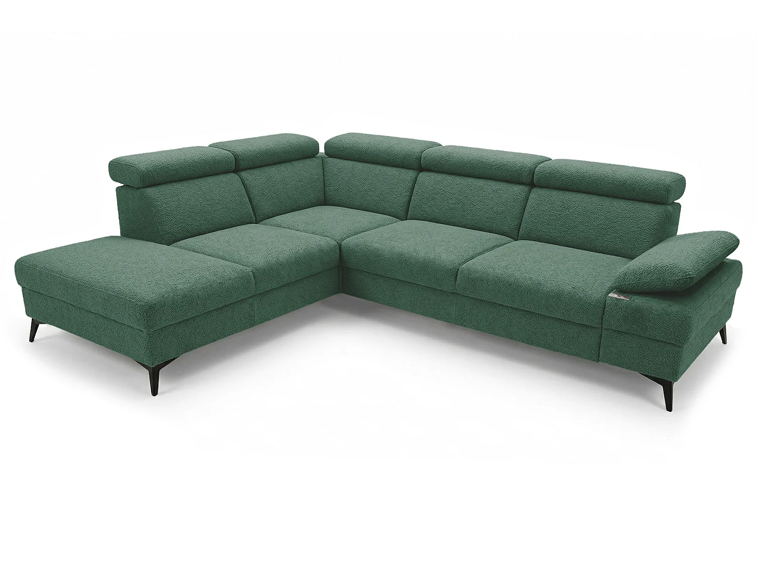 Moderner Ecksofa Vigo mit RELAX-Funktion und verstellbaren Kopfstützen – ideal für das Wohnzimmer