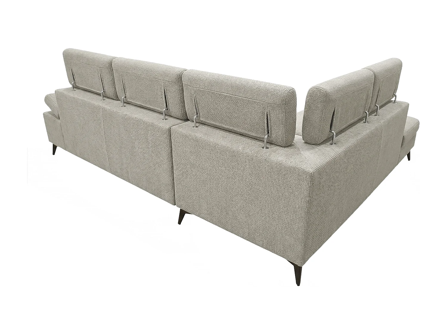 Canapé d’angle moderne Vigo avec fonction RELAX et appuie-têtes réglables – idéal pour le salon