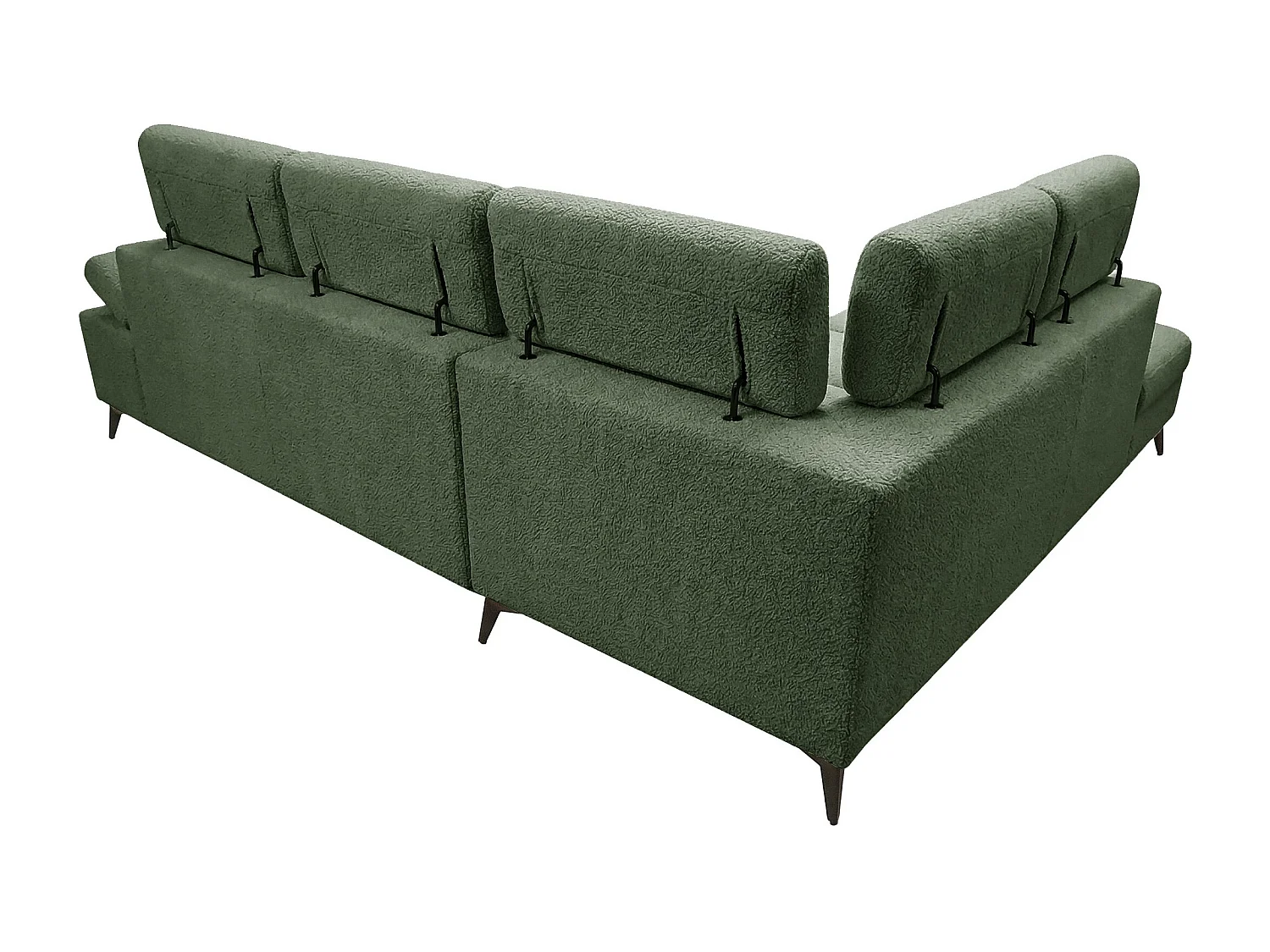 Canapé d’angle moderne Vigo avec fonction RELAX et appuie-têtes réglables – idéal pour le salon