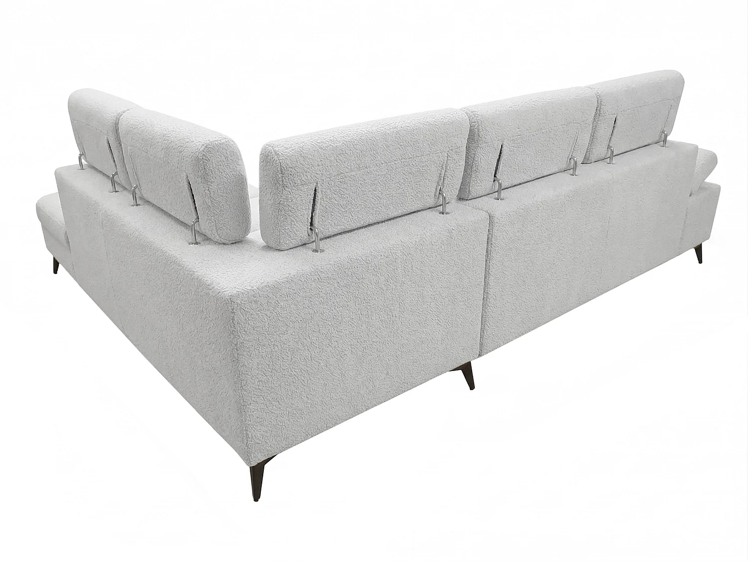 Canapé d’angle moderne Vigo avec fonction RELAX et appuie-têtes réglables – idéal pour le salon