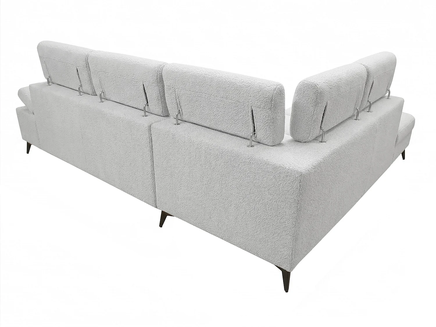 Canapé d’angle moderne Vigo avec fonction RELAX et appuie-têtes réglables – idéal pour le salon