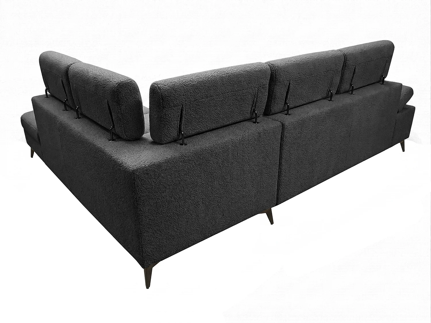 Canapé d’angle moderne Vigo avec fonction RELAX et appuie-têtes réglables – idéal pour le salon