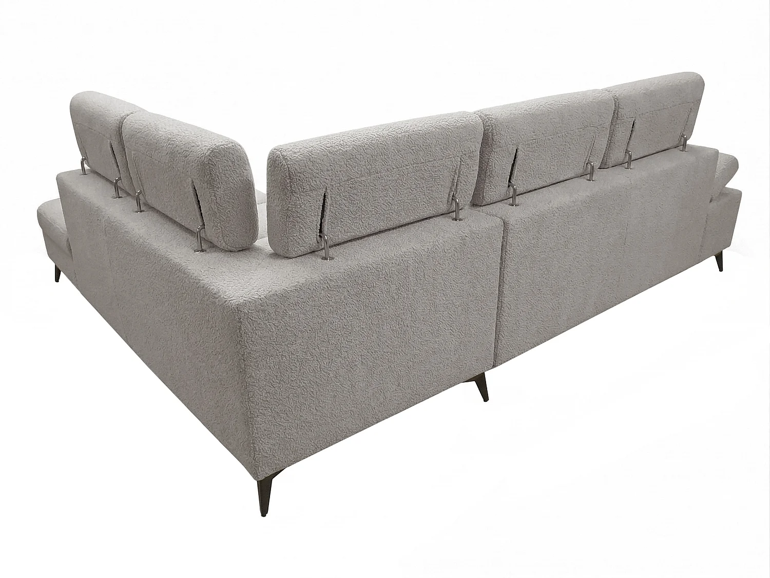 Canapé d’angle moderne Vigo avec fonction RELAX et appuie-têtes réglables – idéal pour le salon