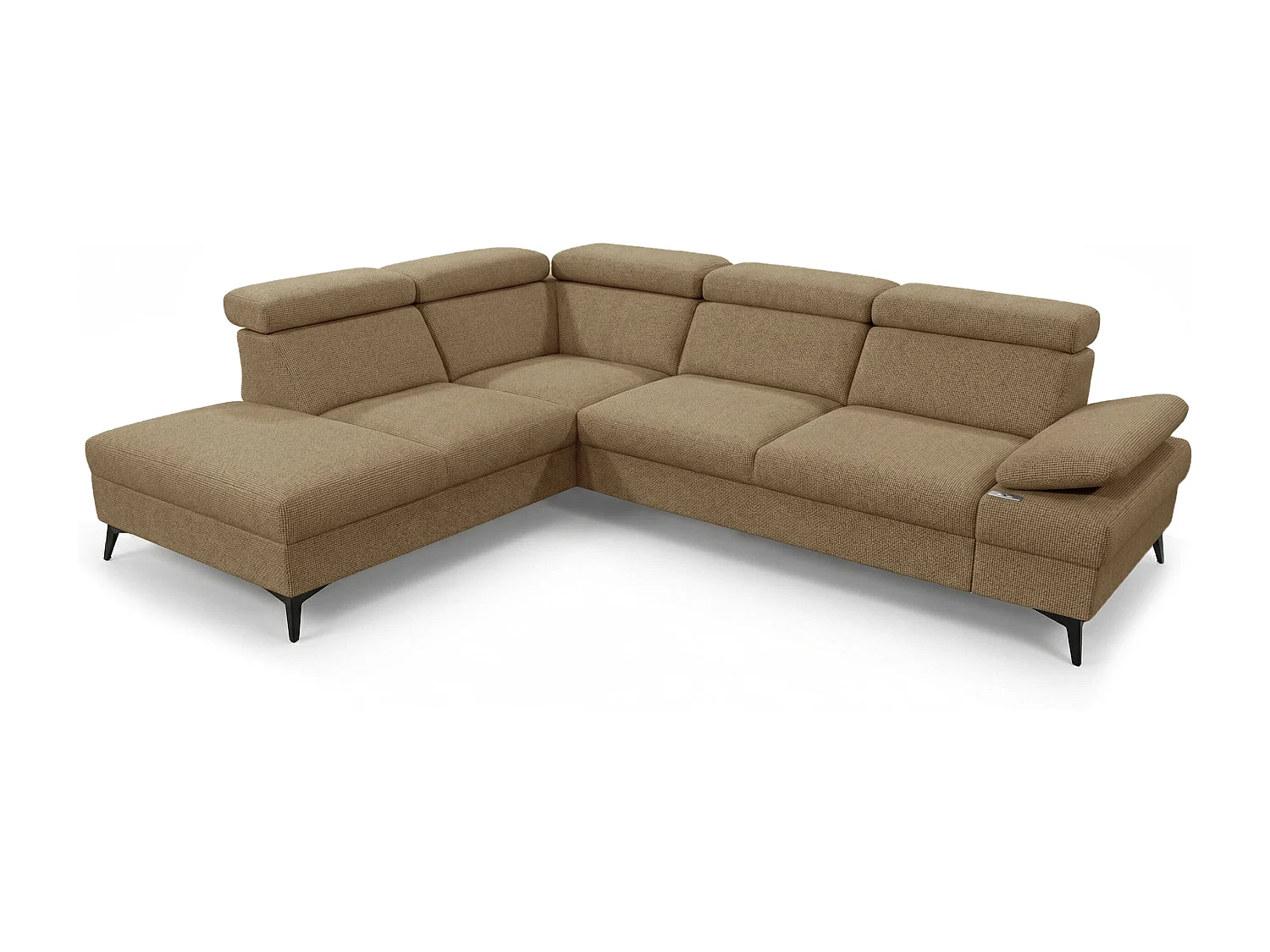 Moderner Ecksofa Vigo mit RELAX-Funktion und verstellbaren Kopfstützen – ideal für das Wohnzimmer