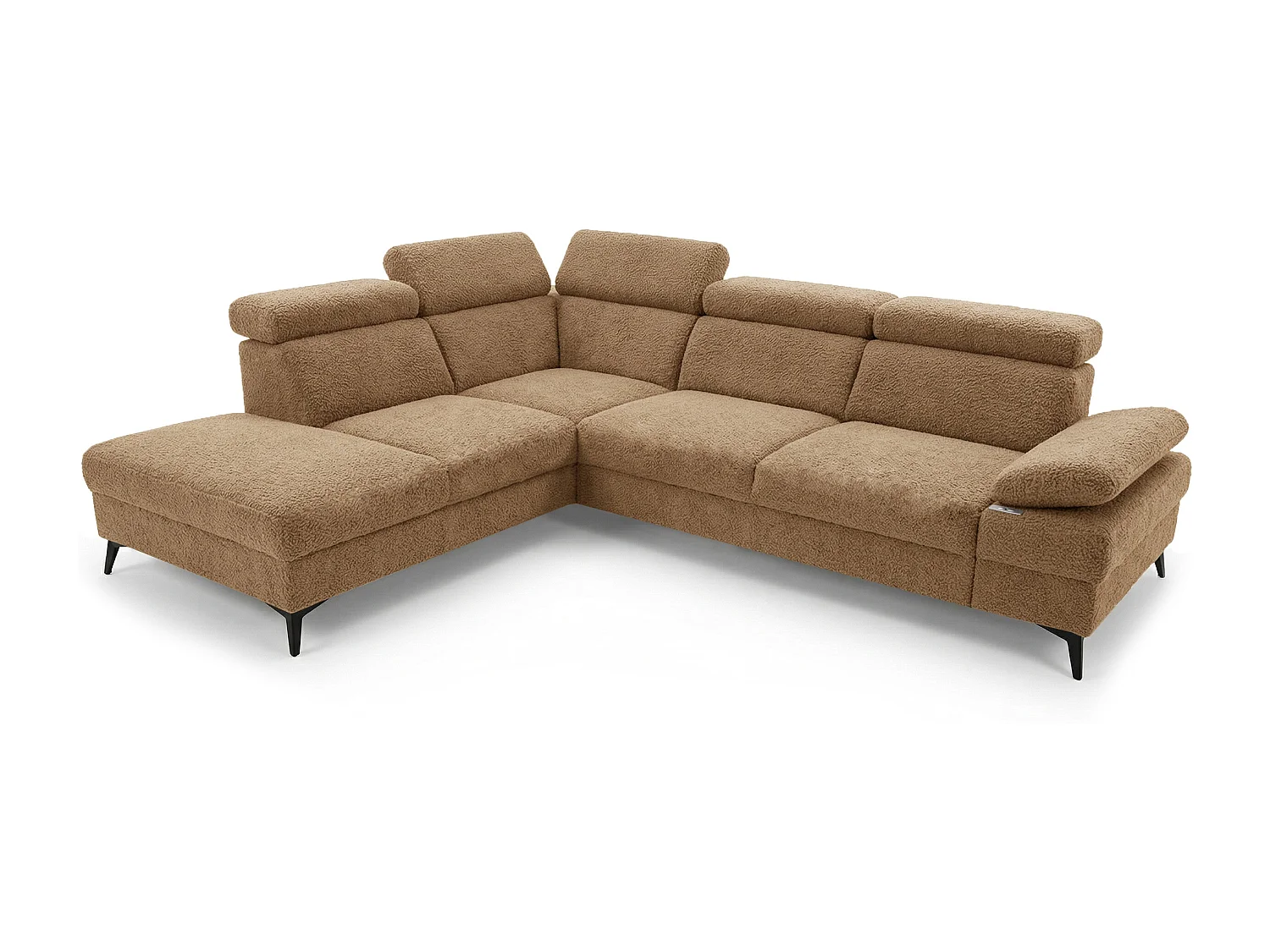 Moderner Ecksofa Vigo mit RELAX-Funktion und verstellbaren Kopfstützen – ideal für das Wohnzimmer