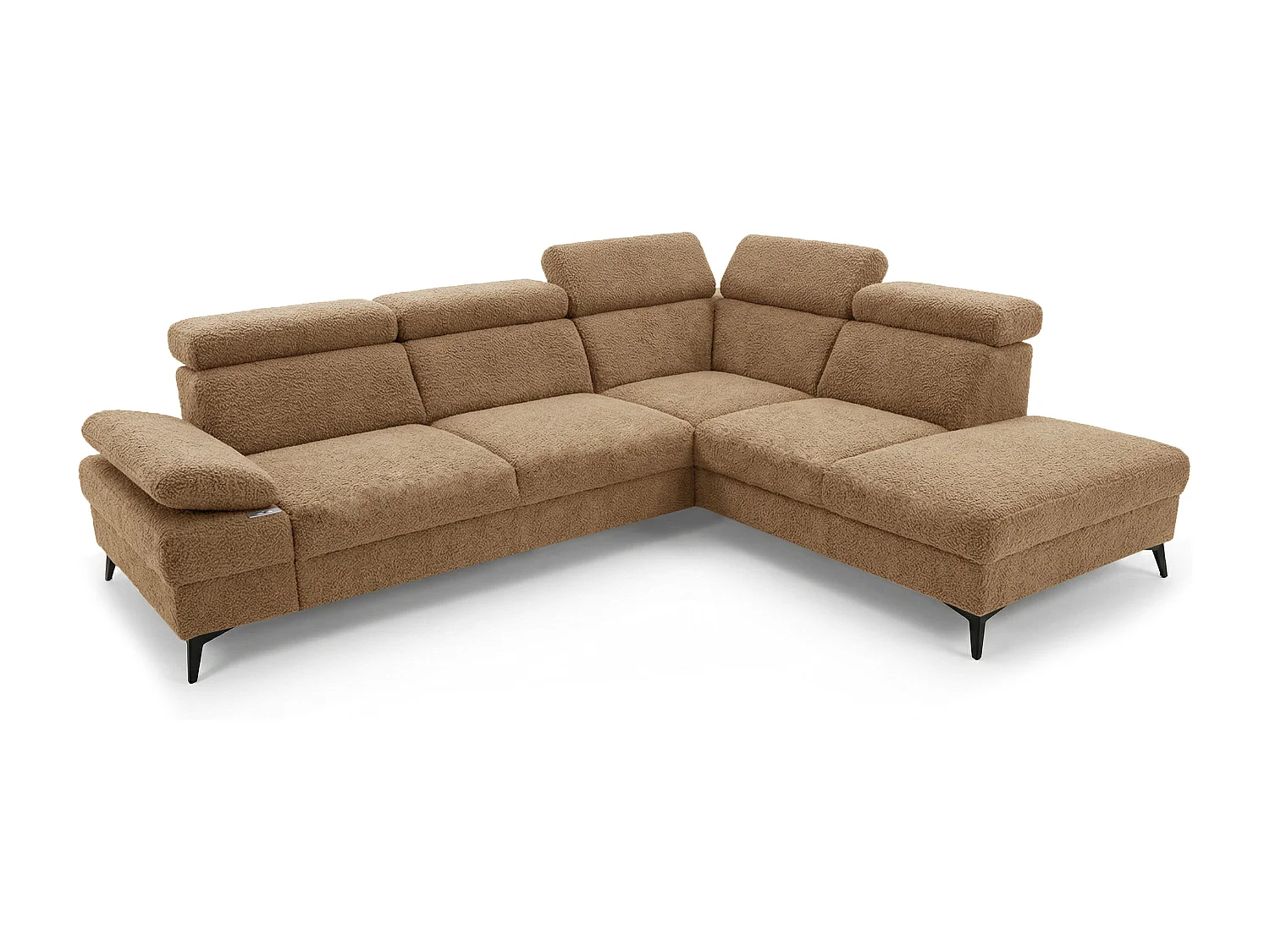 Moderner Ecksofa Vigo mit RELAX-Funktion und verstellbaren Kopfstützen – ideal für das Wohnzimmer