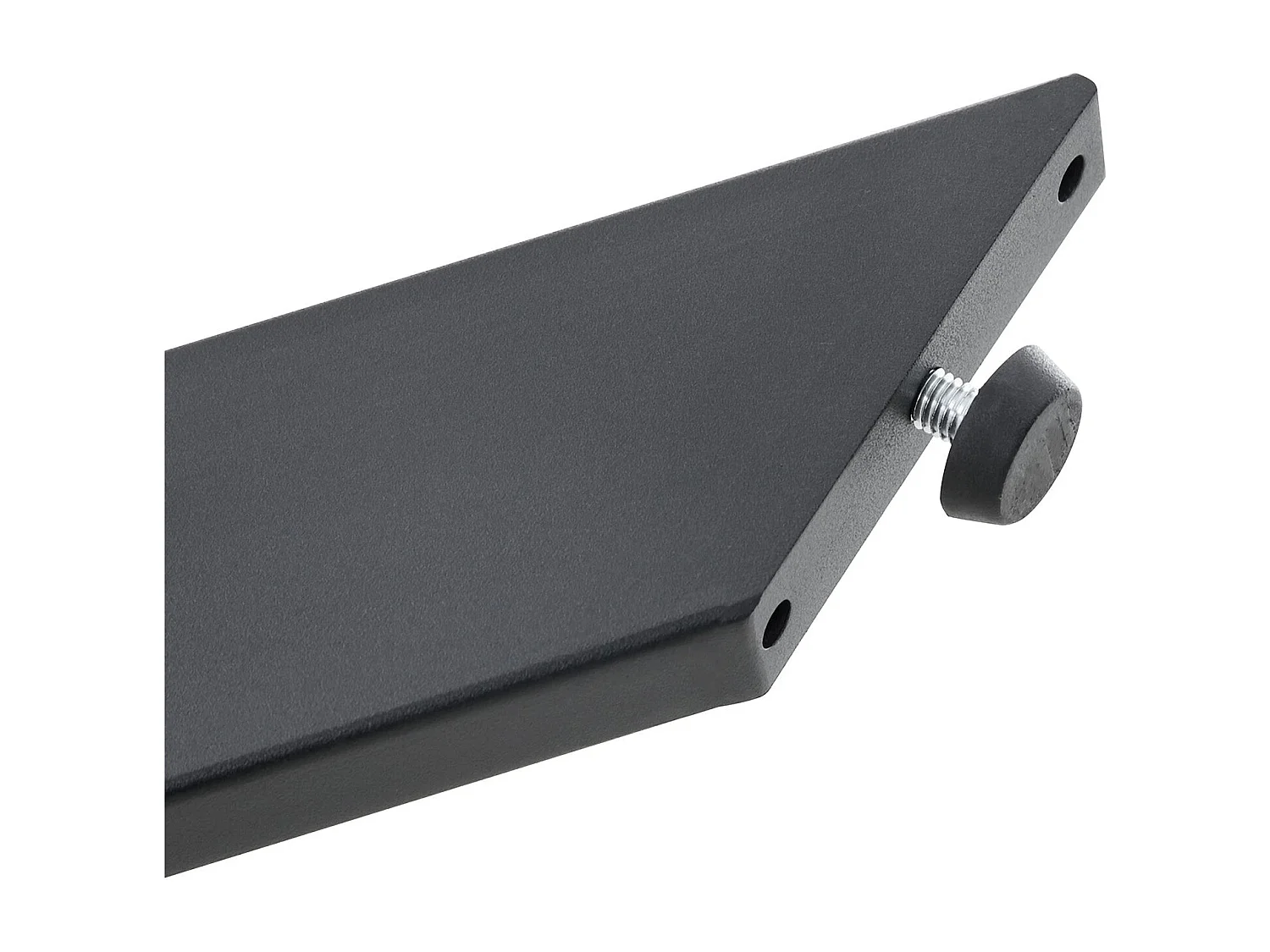 Table à manger extensible ronde 137 cm en MDF finition noyer et métal noir – Design moderne, pied trépied stable, 4 à 6 personnes