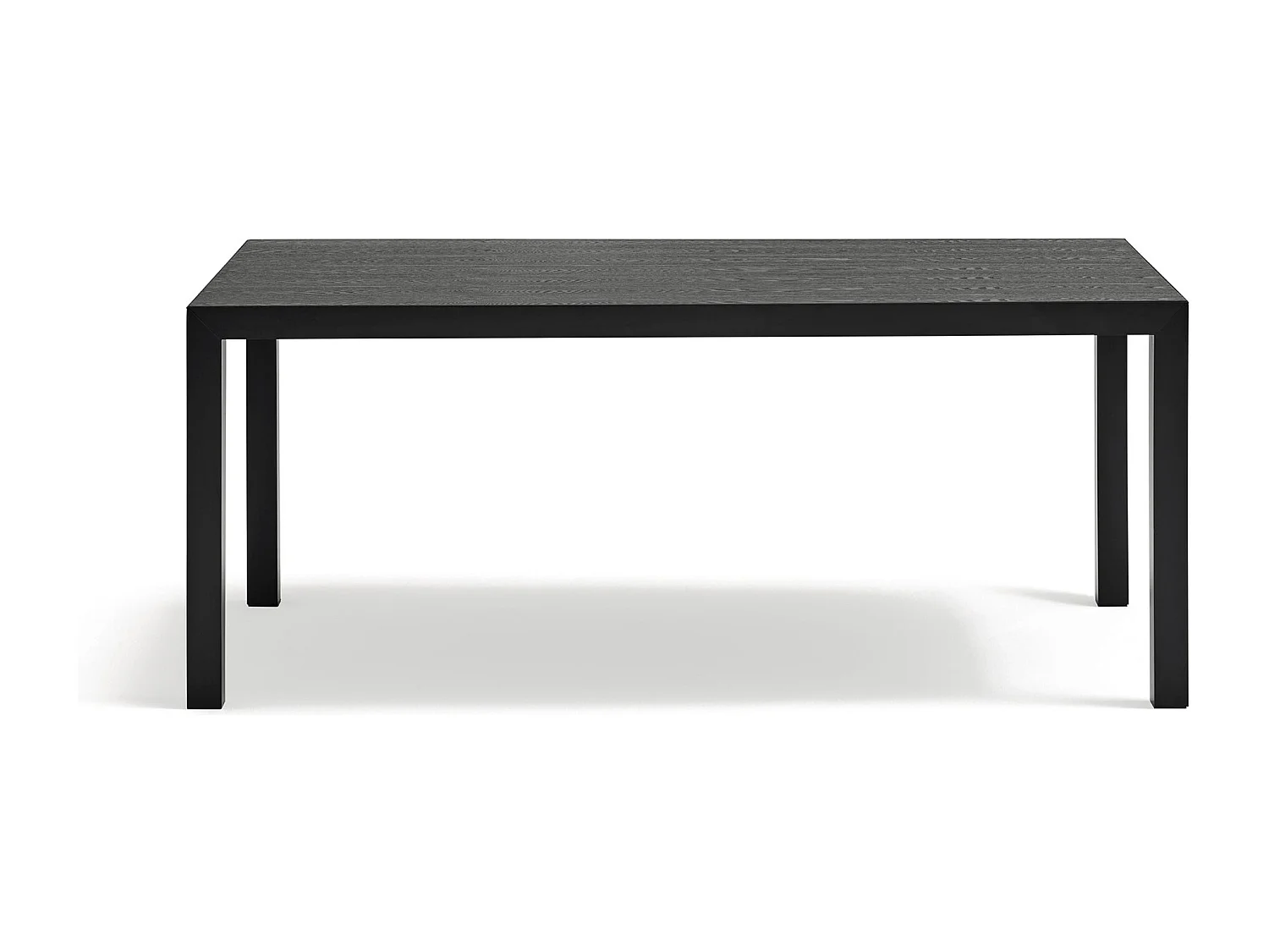 Table rectangulaire à pieds en métal 180 x 75 cm