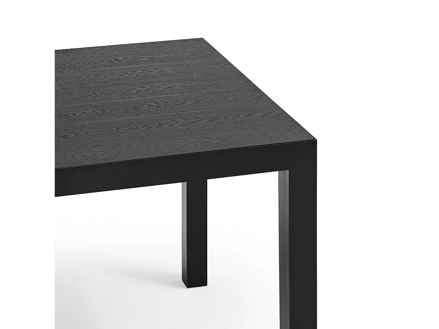 Table rectangulaire à pieds en métal 180 x 75 cm