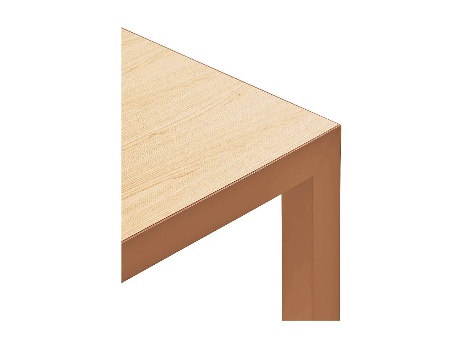 Table rectangulaire à pieds en métal 180 x 75 cm