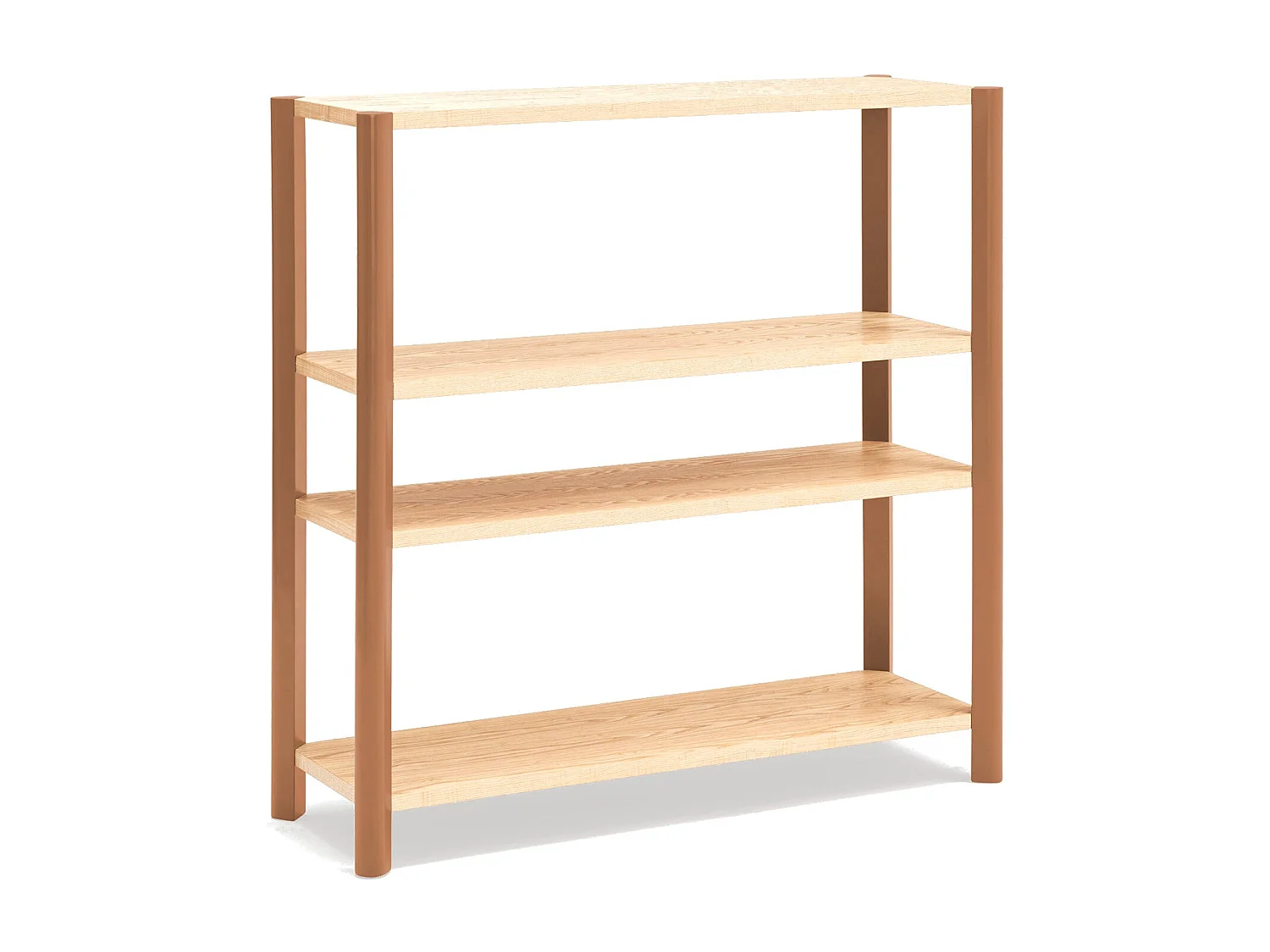 Bibliotheek, opengevouwen tot 4 pagina's, 125 x 128 cm