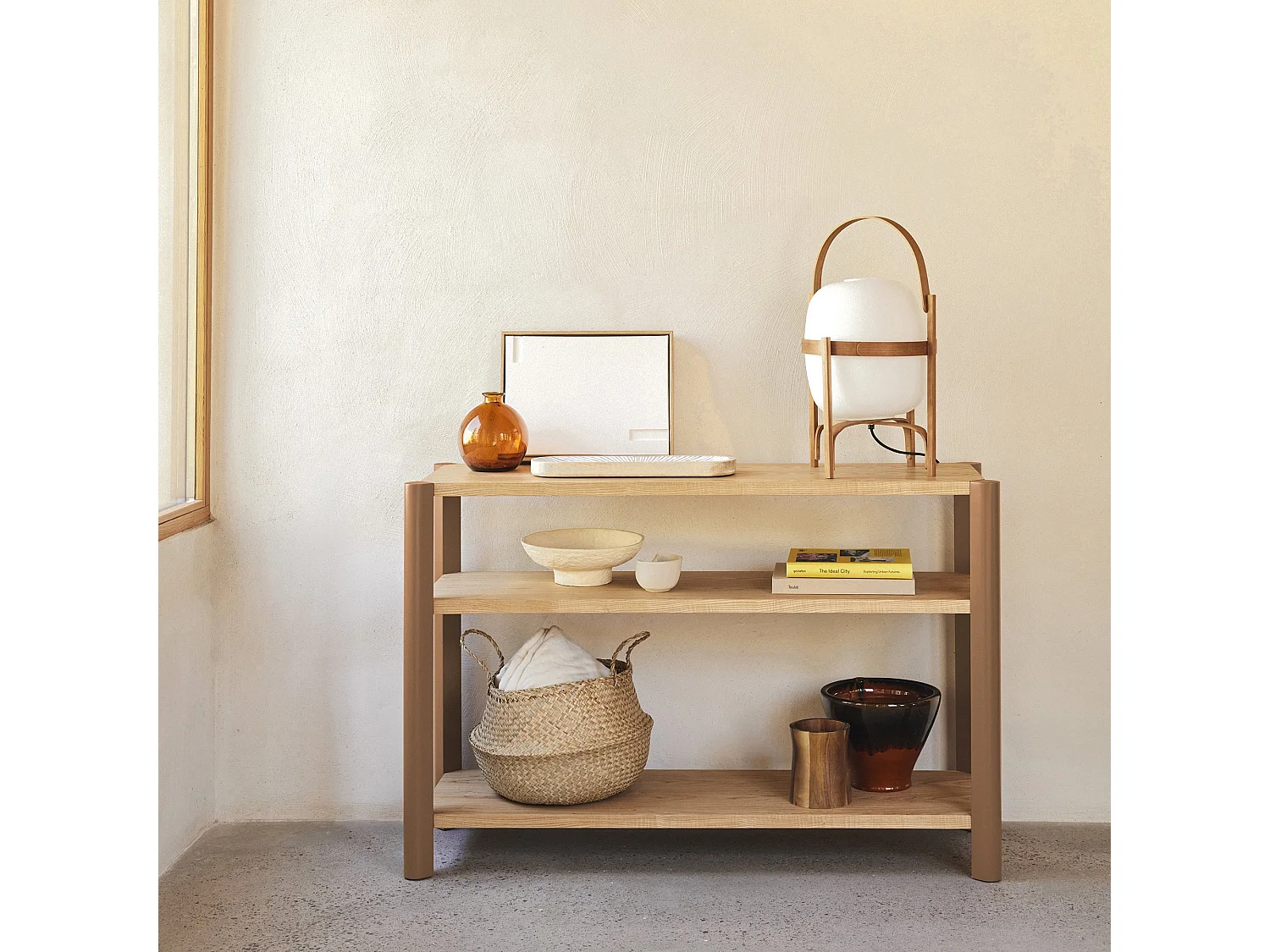 Bibliotheek, opengevouwen tot 3 pagina's, 125 x 84 cm