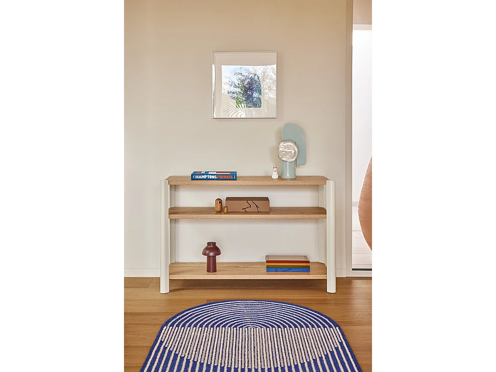 Bibliotheek, opengevouwen tot 3 pagina's, 125 x 84 cm