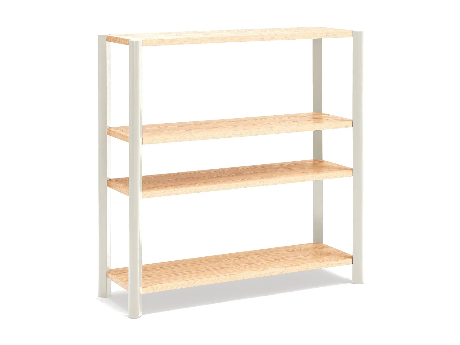 Bibliothèque ouverte 4 étagères 125x128 cm